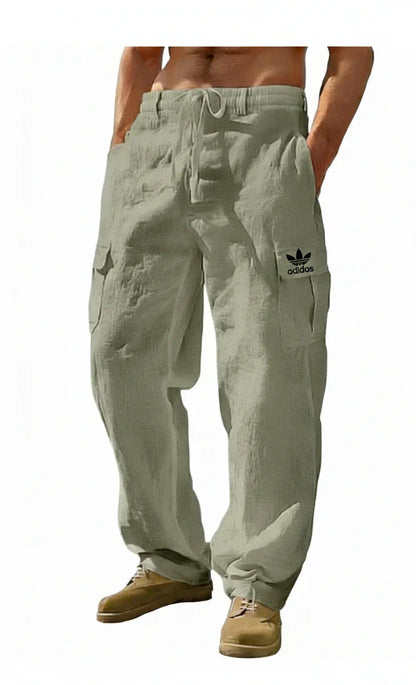 Cargo Comfort Linen Pants